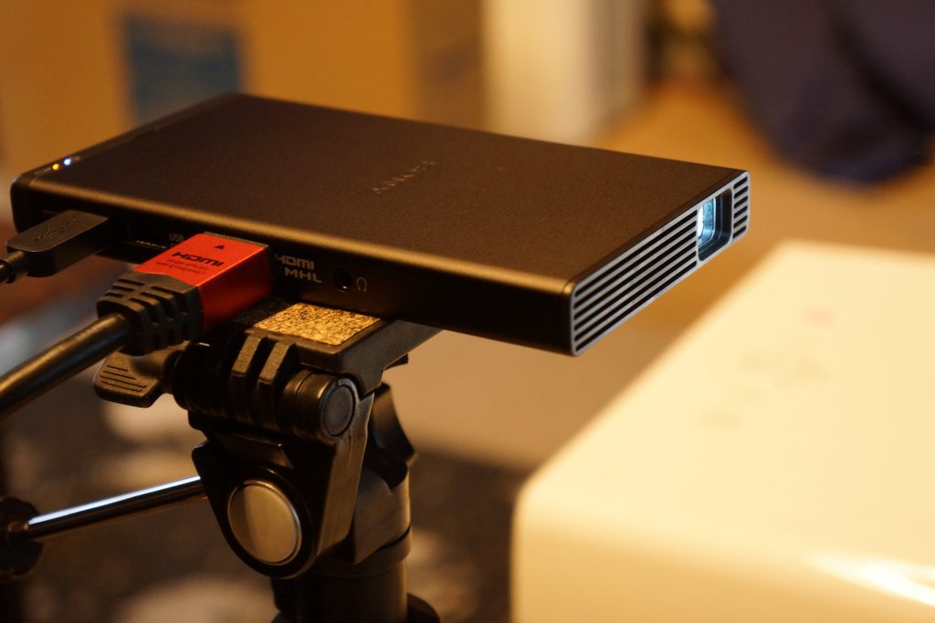 MP-CD1 モバイルプロジェクター 使用レポート | （有）コガイ電氣商会